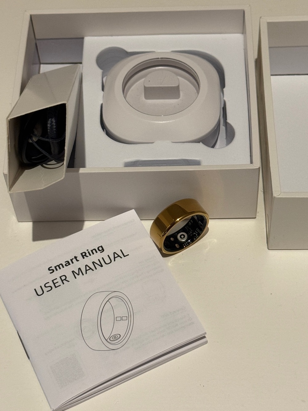 Milavan Smart Health Ring – Gold Size 7 NEW Fitness Tracker - Picture 2 of 11